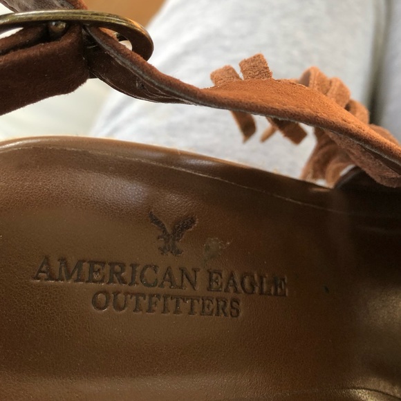 Suede and jute wedge heels size 8 - Picture 10 of 10